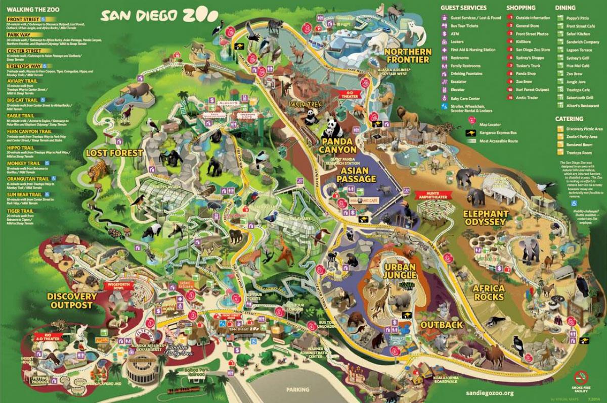 Žemėlapis Vienos zoologijos sodas