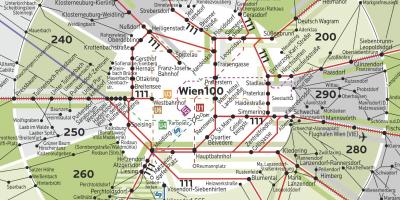 Wien zona 100 žemėlapyje