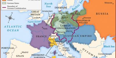 Žemėlapio Vienoje europoje