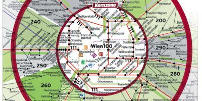 Wien 100 zonos žemėlapį