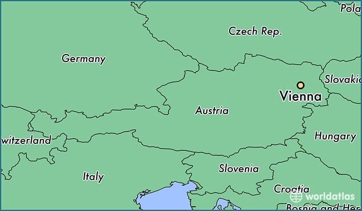 Vienoje žemėlapio