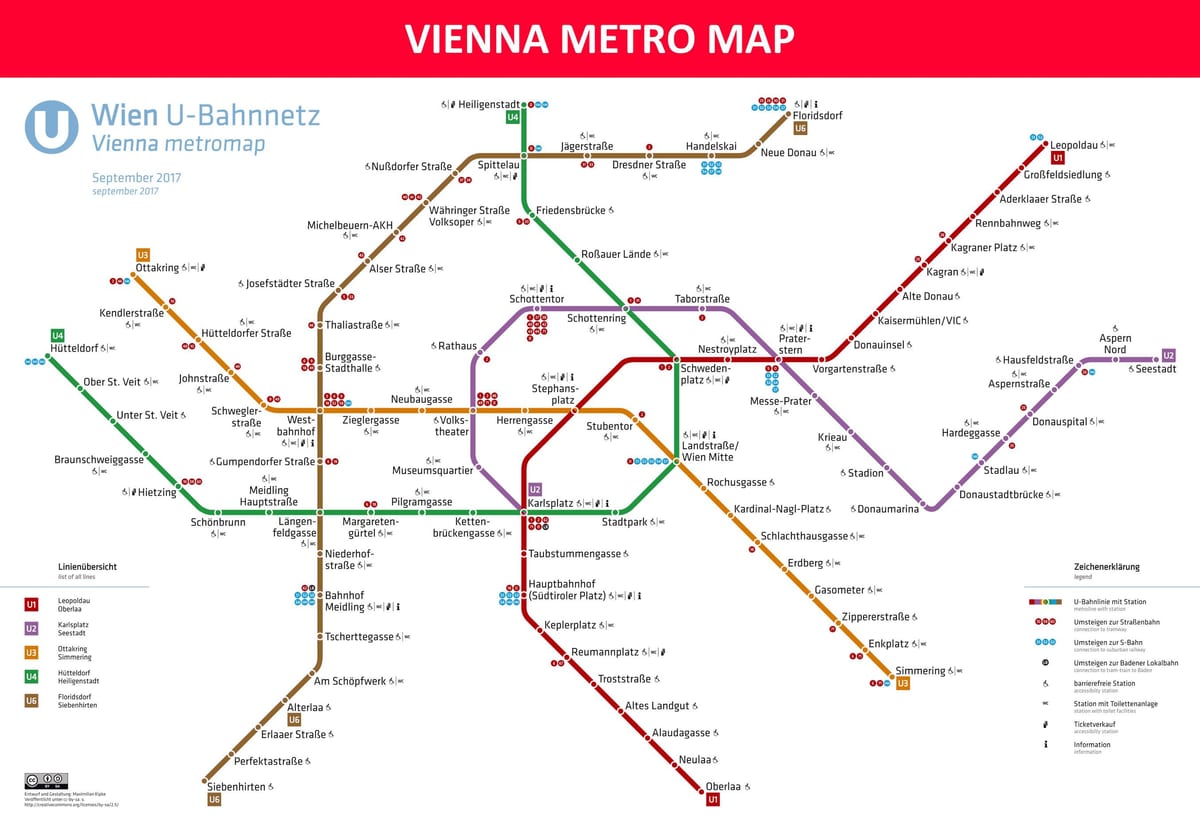 Žemėlapis Vienos metro app