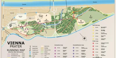 Prater Vienos žemėlapio