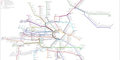 Vienos strassenbahn žemėlapyje