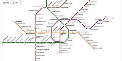 Žemėlapis u Vienna