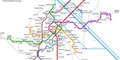 Žemėlapis uban Wien