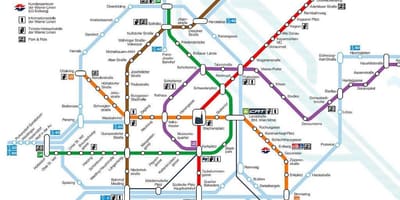 Wien metro žemėlapis